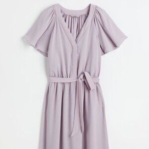H&M Tie Front Button Up Dress